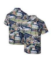 Reyn Spooner Men's Navy Seattle Mariners Cooperstown Collection Puamana  Print Polo Shirt