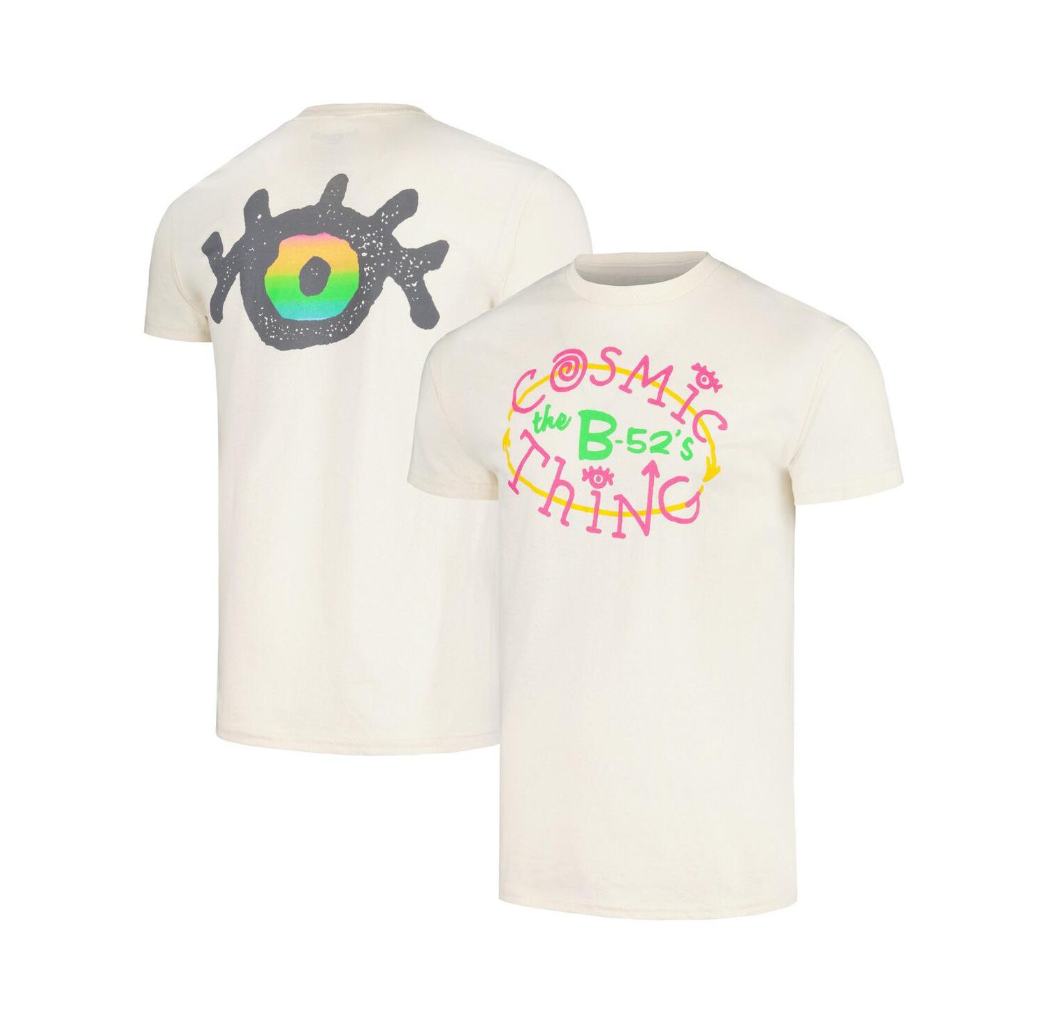 Men's Cream The B-52's Cosmic Thing Graphic T-shirt