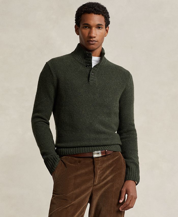 Polo Ralph Lauren Men\'s Wool-Blend Mockneck Sweater - Macy\'s