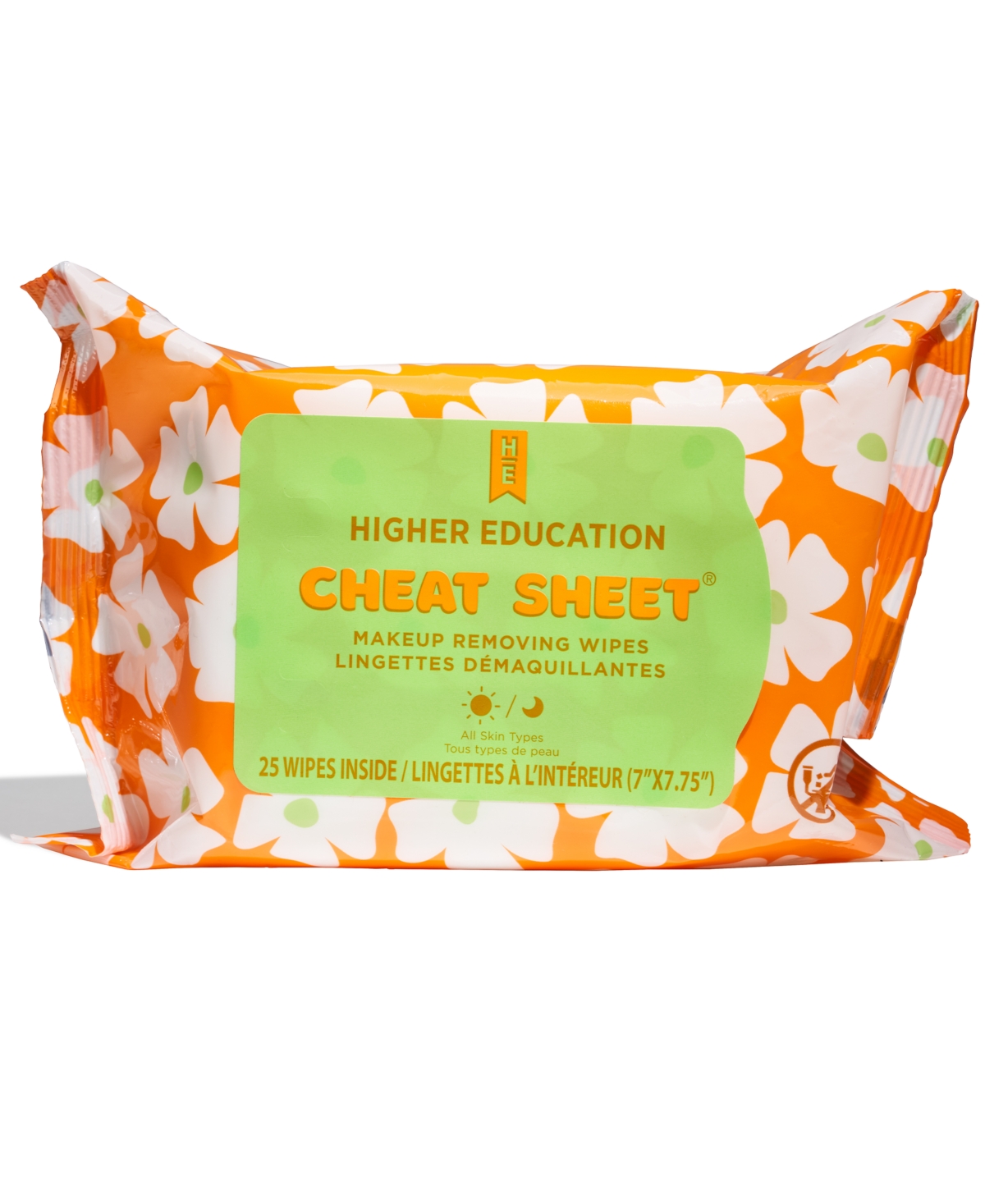 Cheat Sheet Makeup Removing Wipes, 25 Wipes