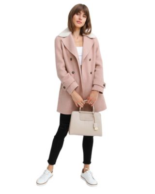 Women's Liberty Sherpa Collar Wool Blend Coat