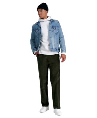 Haggar - Men's Classic-Fit Stretch Corduroy Pants