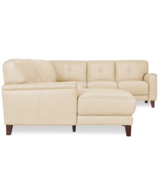CLOSEOUT! Ashlinn 144" 5-Pc. Pastel Leather Sectional