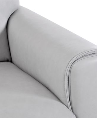 CLOSEOUT! Ashlinn 120" 4-Pc. Pastel Leather Sectional, Created for Macy's