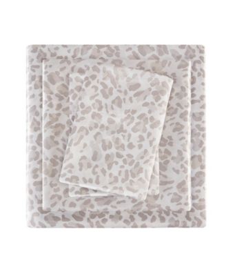 Printed Satin Sheet Set, Twin