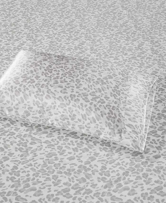 Madison Park Essentials Printed Satin Sheet Set, Twin Macy's