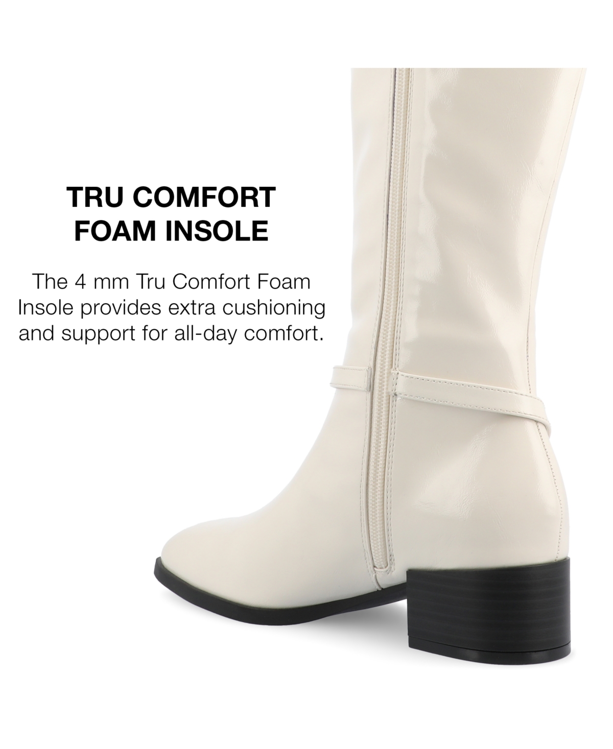 Journee Collection Women's Rhianah Block Heel Knee High Riding Boots