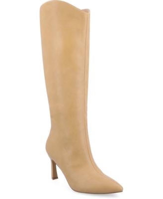 Women's Rehela Pointed Toe Stiletto Knee High Dress Boots