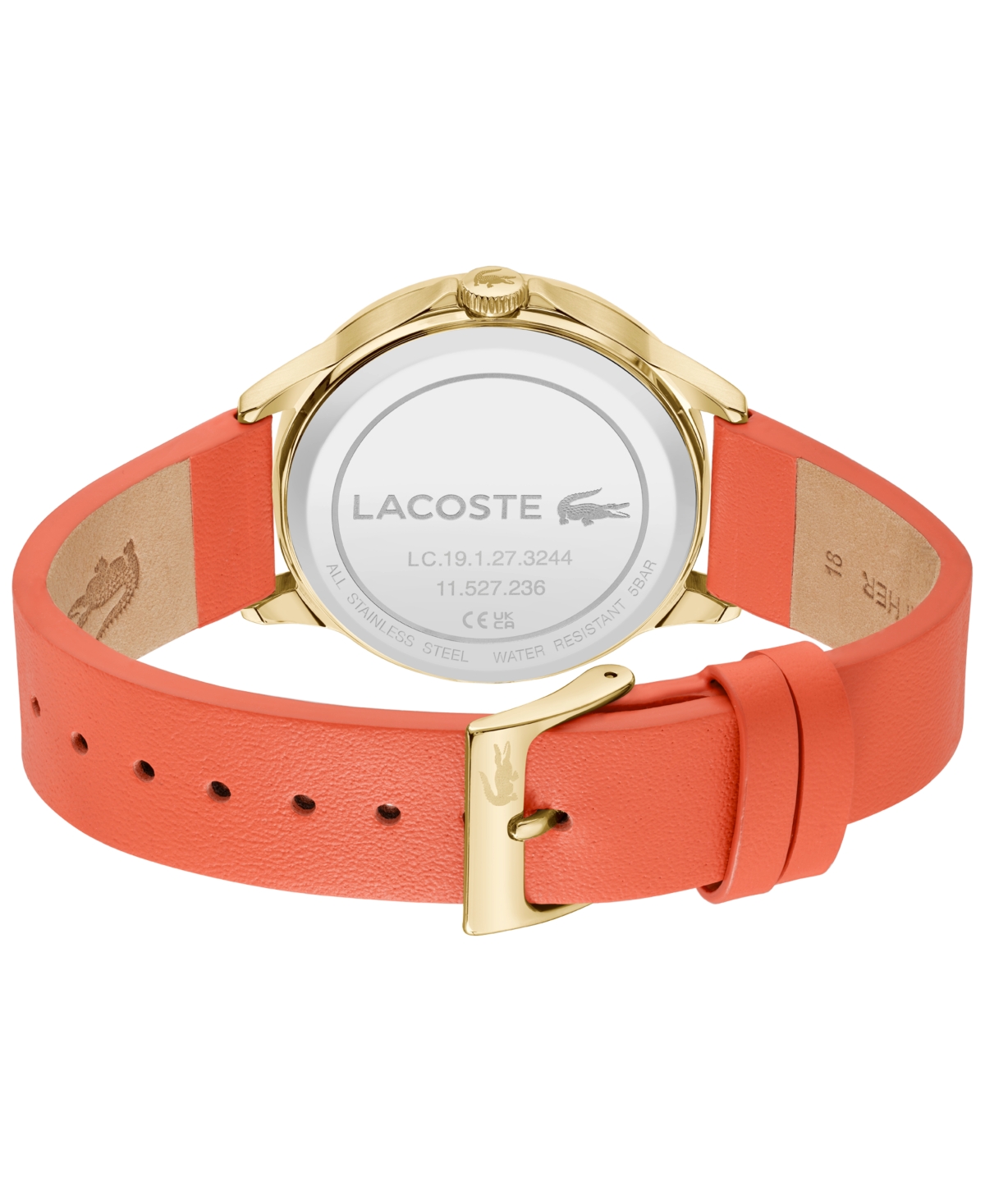 Lacoste Women\'s Orange Watch Lacoste Lacoste.12.12 Scuba Qtz Basic Black Round Dial Men main image 3