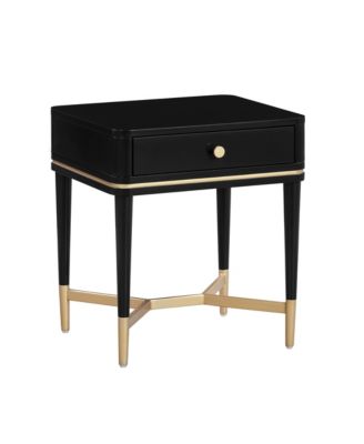 1 Piece Wood 1 Drawer Nightstand