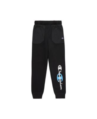 Champion Big Boys Fleece Jogger Pants with Mesh Macy s