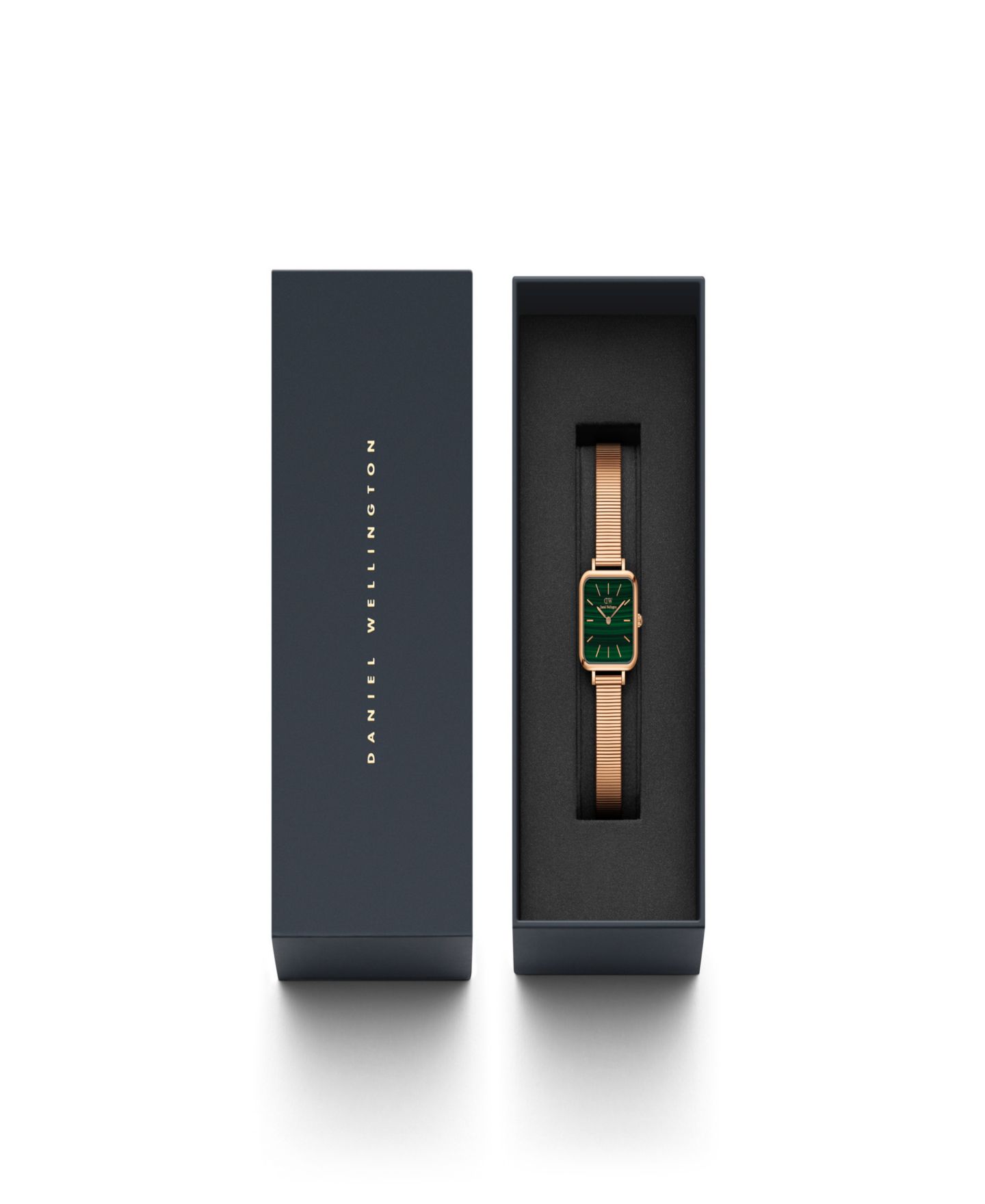 Женские часы Daniel Wellington Quadro Studio 23K Rose Gold PVD Plated Stainless Steel Watch 22 x 22mm — фото 2