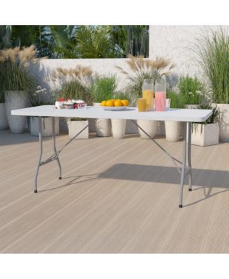 6-Foot Plastic Folding Table