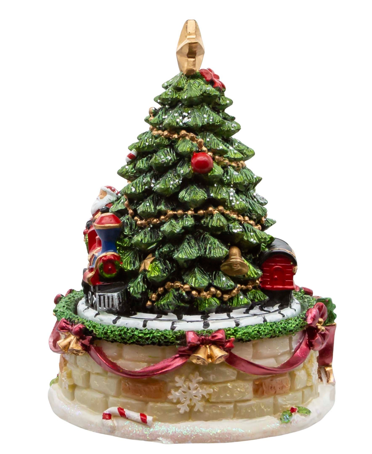 Kurt Adler 6" Christmas Tree Revolving Music Box