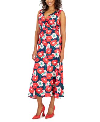 Sam Edelman - Women's Floral Chiffon A-Line Dress
