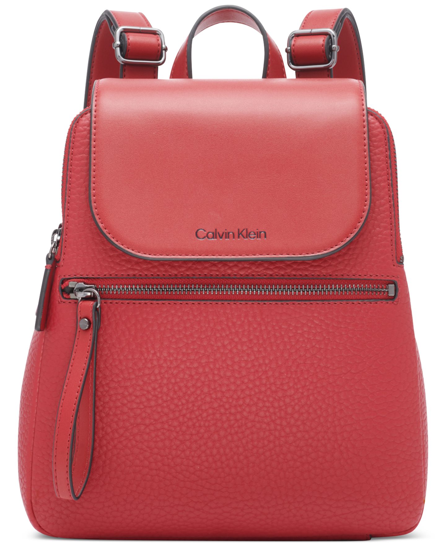 Рюкзак Calvin Klein Garnet Triple Compartment Mini, цвет: Клюквенный — фото 10