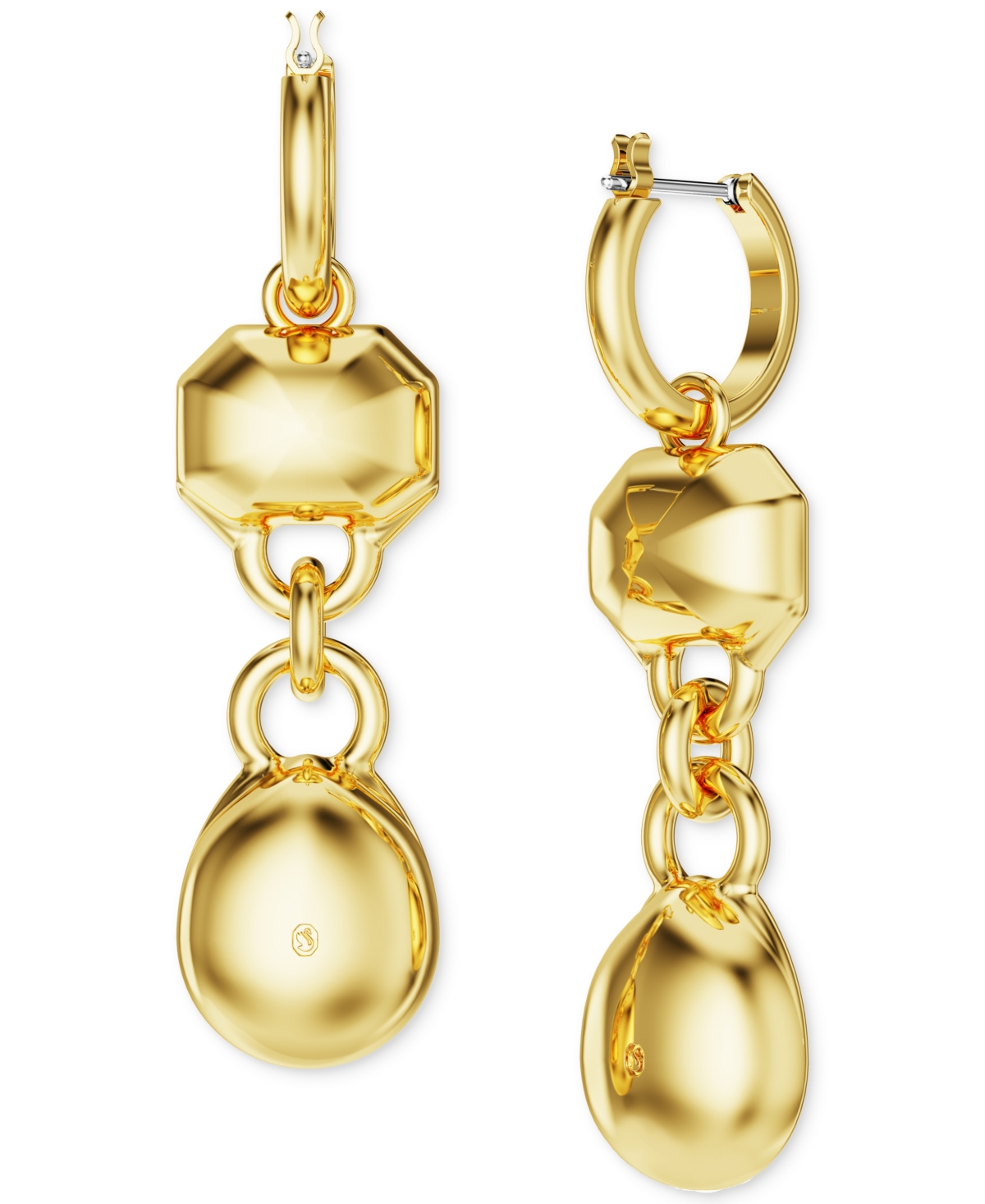 Swarovski Dextera Crystal Drop Earrings In Gold