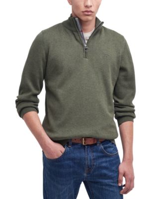 Barbour - Men's Half-Zip Cotton Sweater