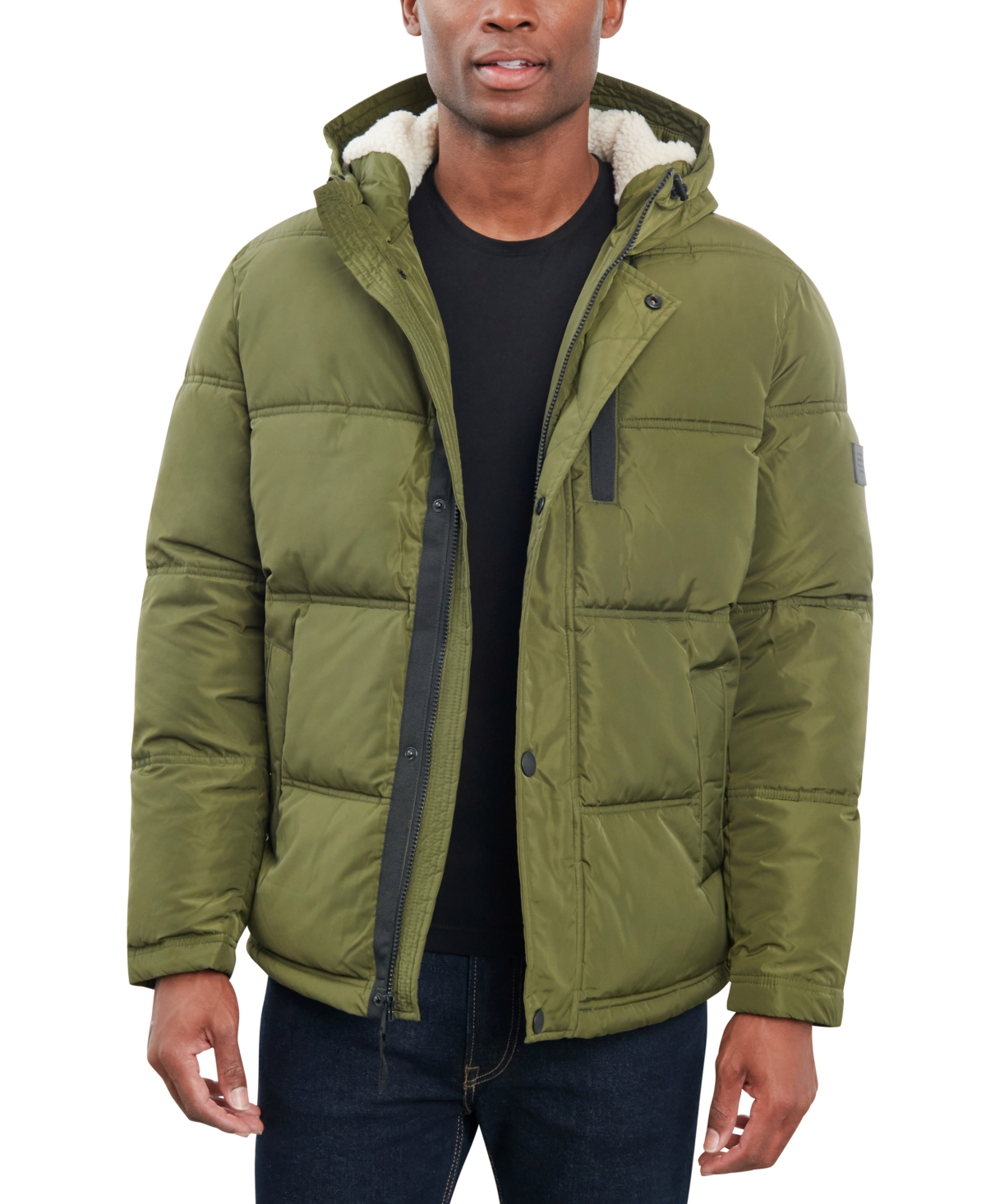 Lucky Brand Men's Fleece-Lined Hooded Parka