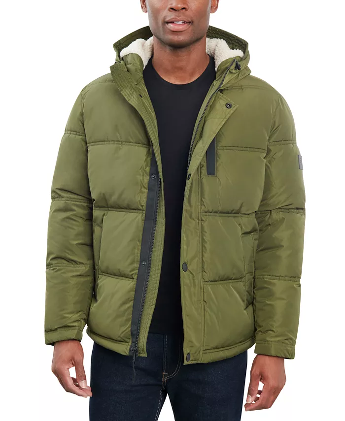 Men's Fleece-Lined Hooded Parka - thumbnail 5