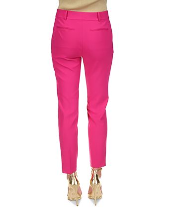 MICHAEL MICHAEL KORS Womens Pink Pocketed Pull-on Elastic Wasit