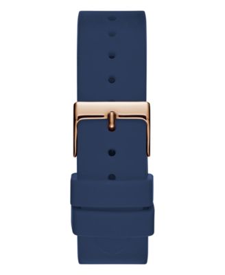 Women's Analog Blue Silicone Watch 40mm