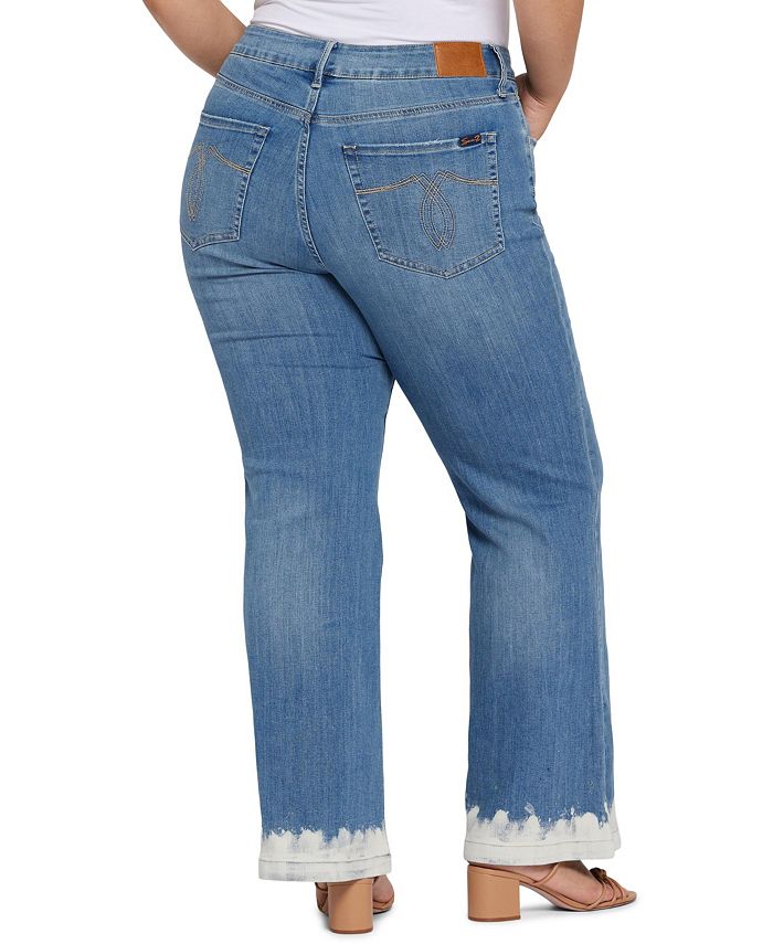 Seven7 Plus Size High Rise Bella Wide Leg Jeans - Macy's