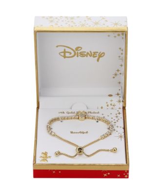 Cubic Zirconia Minnie Mouse Bracelet