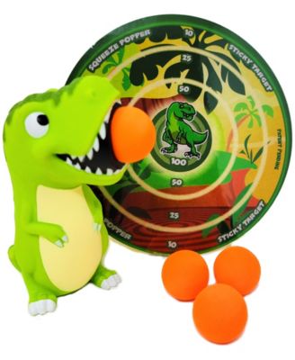 T-Rex Squeeze Popper with Sticky Target