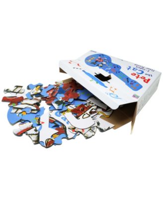 Pete The Cat 2-Sided Floor Puzzle Suitcase, 36 Pieces
