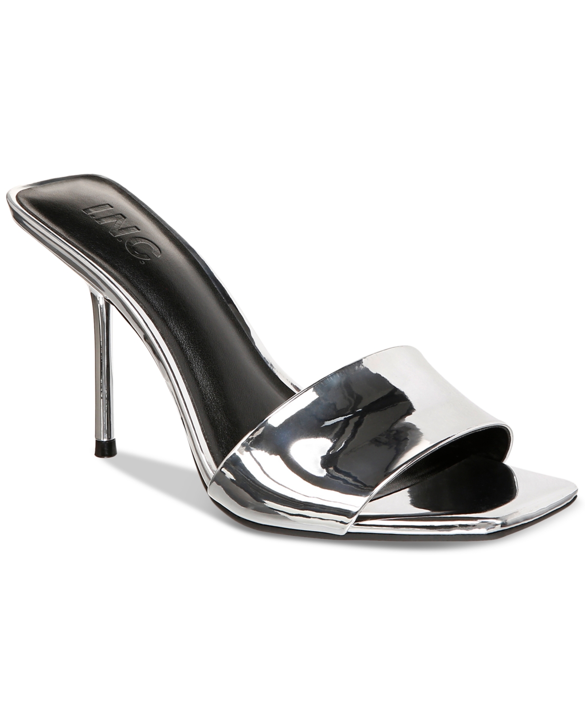 Inc International Concepts Candina Slide Dress Sandals, Created For Macy's In Silver Tpu