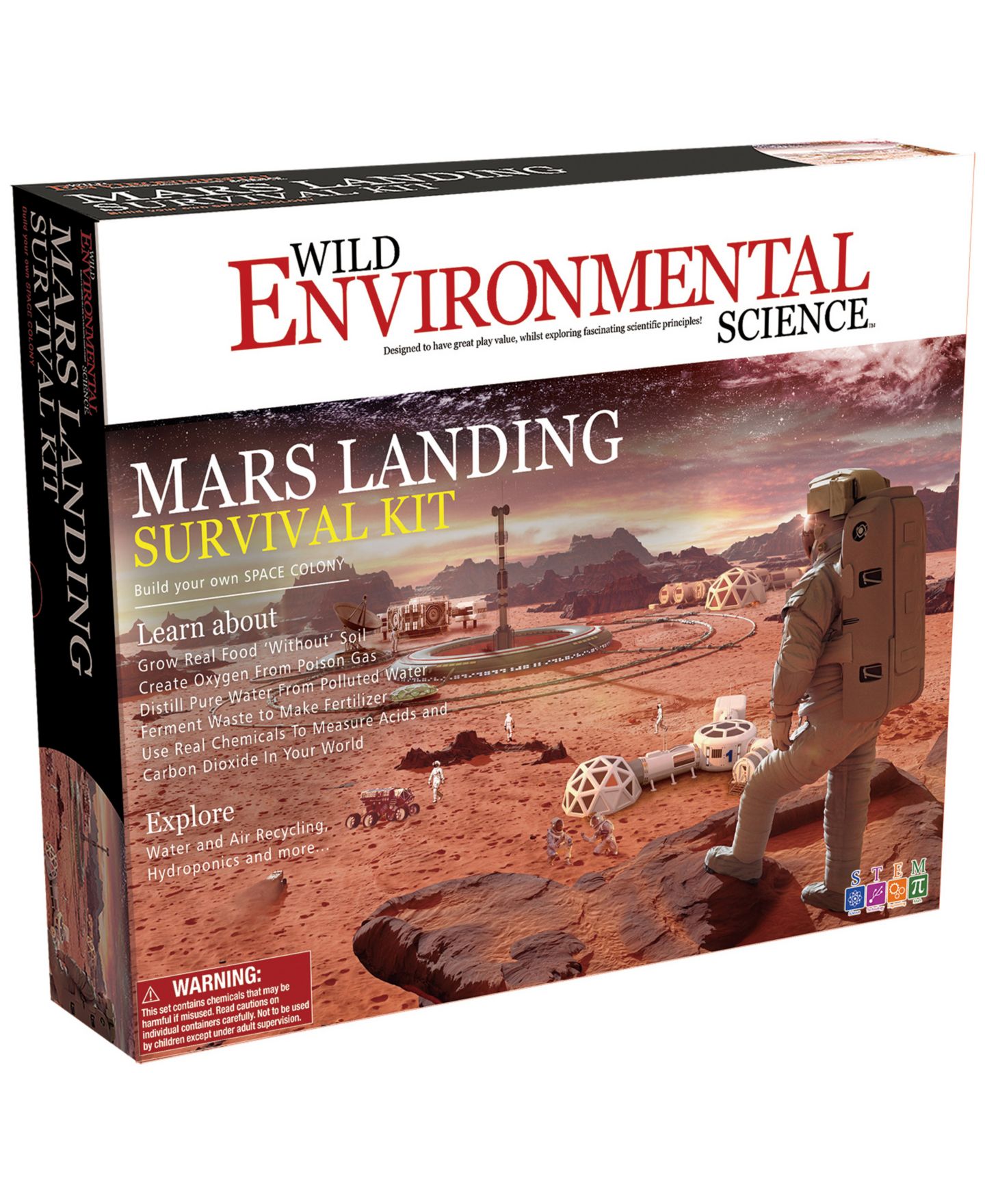 Детские игрушки WILD! Science Occupy Mars Stem Botany and Engineering Science Kit, Ages 8+ — фото 2