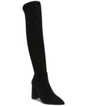 Macy's black over the knee boots shop