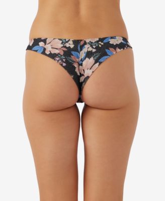 O'Neill Juniors' Matira Printed Tropical Cheeky Hermosa Bikini Bottoms