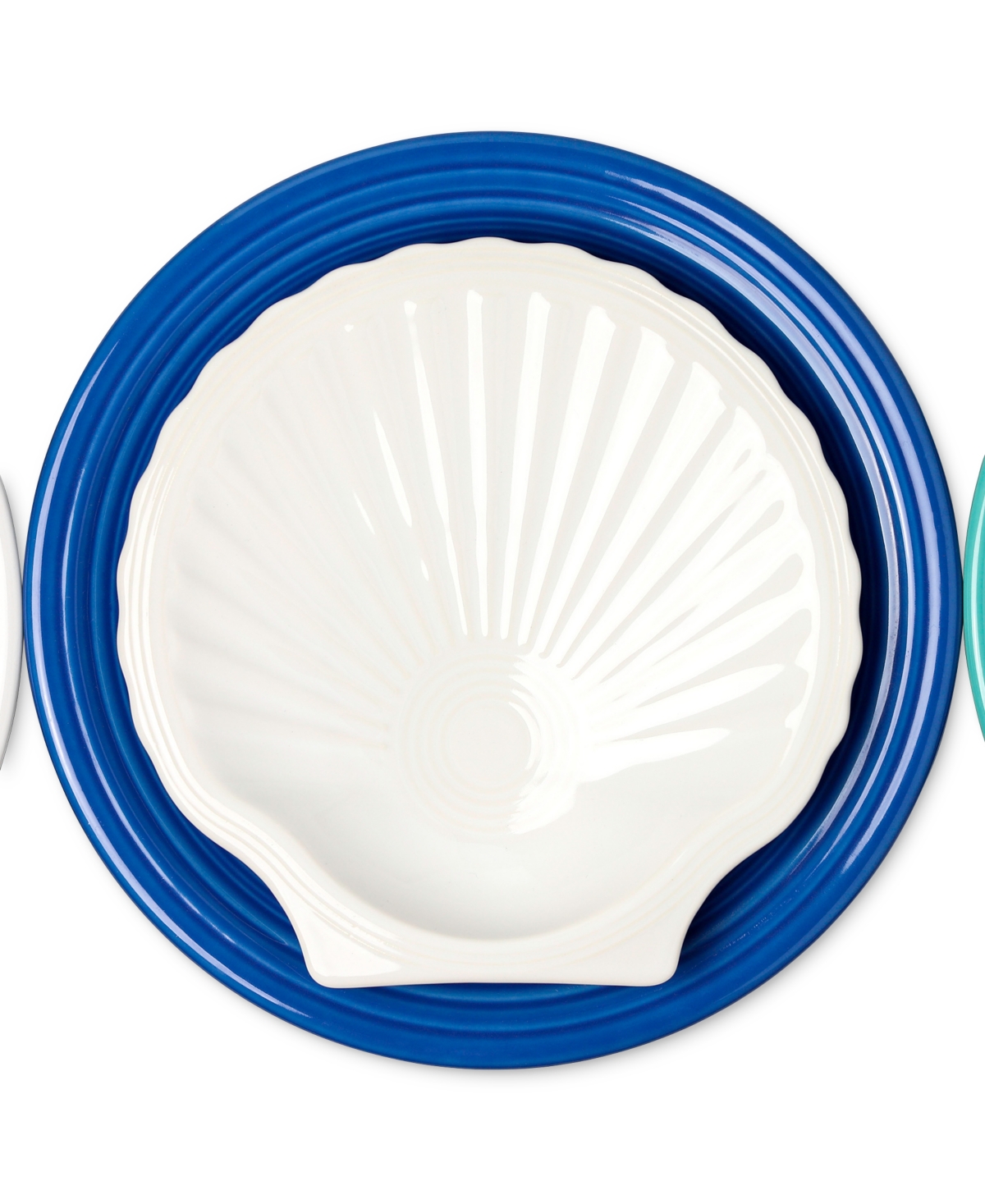 Fiesta Coastal Shell-Shaped Plate
