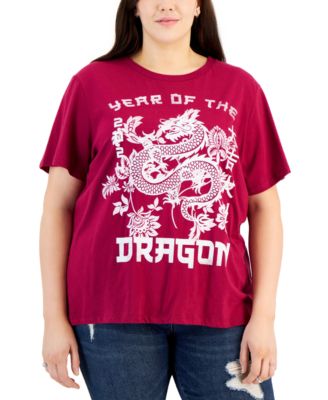 Grayson Threads, The Label - Trendy Plus Size Year of the Dragon T-Shirt