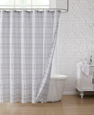 Clorox - Seersucker 14-Pc. Shower Curtain Set