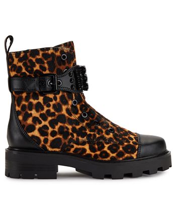 Women s Maeva Buckled Combat Booties