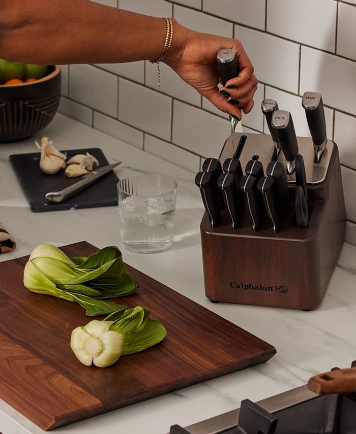 Calphalon Premier Stainless Steel 15Piece SharpIN Knife Set with