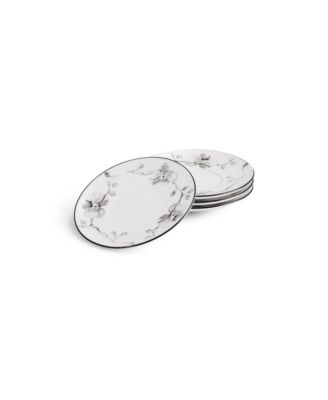 Black Orchid Demitasse Set, Service for 4