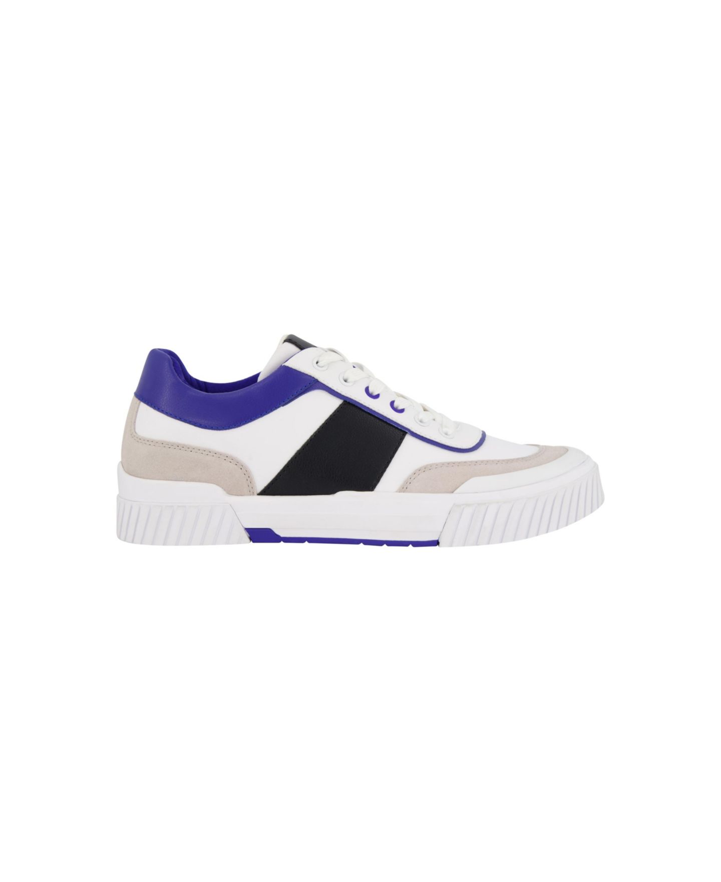 Мужские кроссовки DKNY Low Top Two Tone Branded Sole Lace Up, цвет: Белый — фото 2