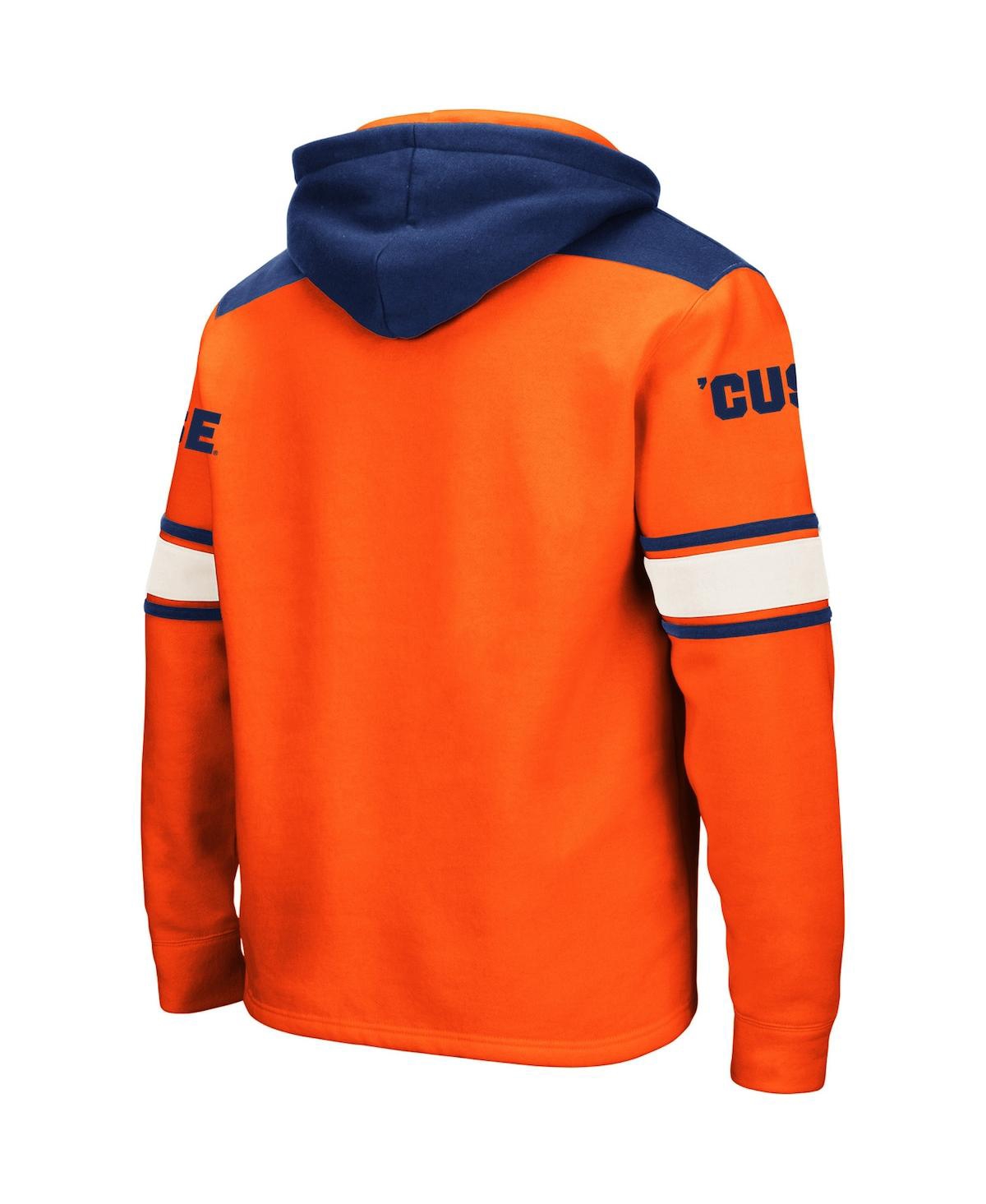 Shop Colosseum Men's  Orange Syracuse Orange 2.0 Lace-up Pullover Hoodie