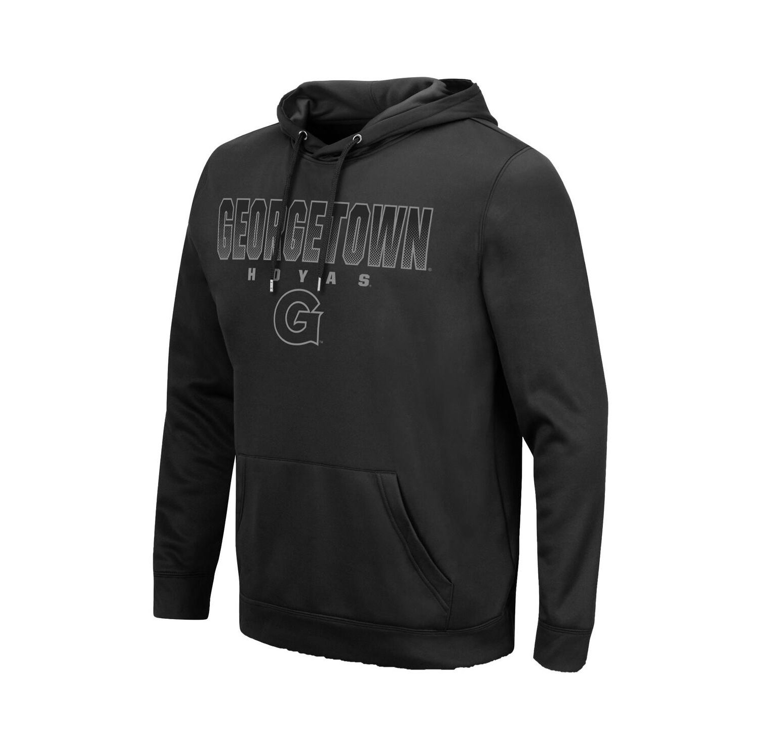 Men's Black Georgetown Hoyas Blackout 3.0 Pullover Hoodie