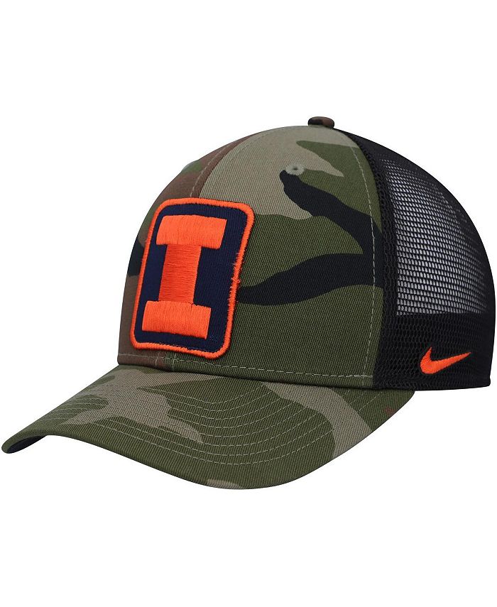 Nike Men s Camo Black Illinois Fighting Illini Classic99 Trucker
