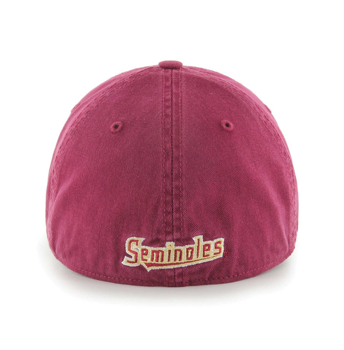 Мужская кепка '47 Brand Garnet Florida State Seminoles Franchise Fitted Hat — фото 2