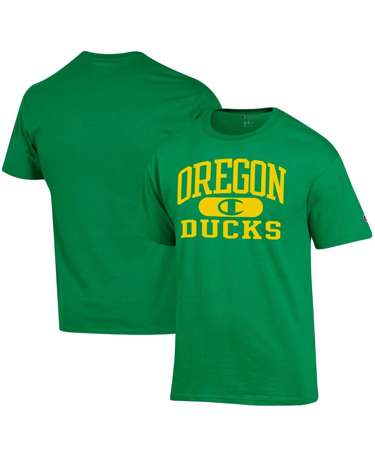 Champion Men's  Green Oregon Ducks Arch Pill T-shirt