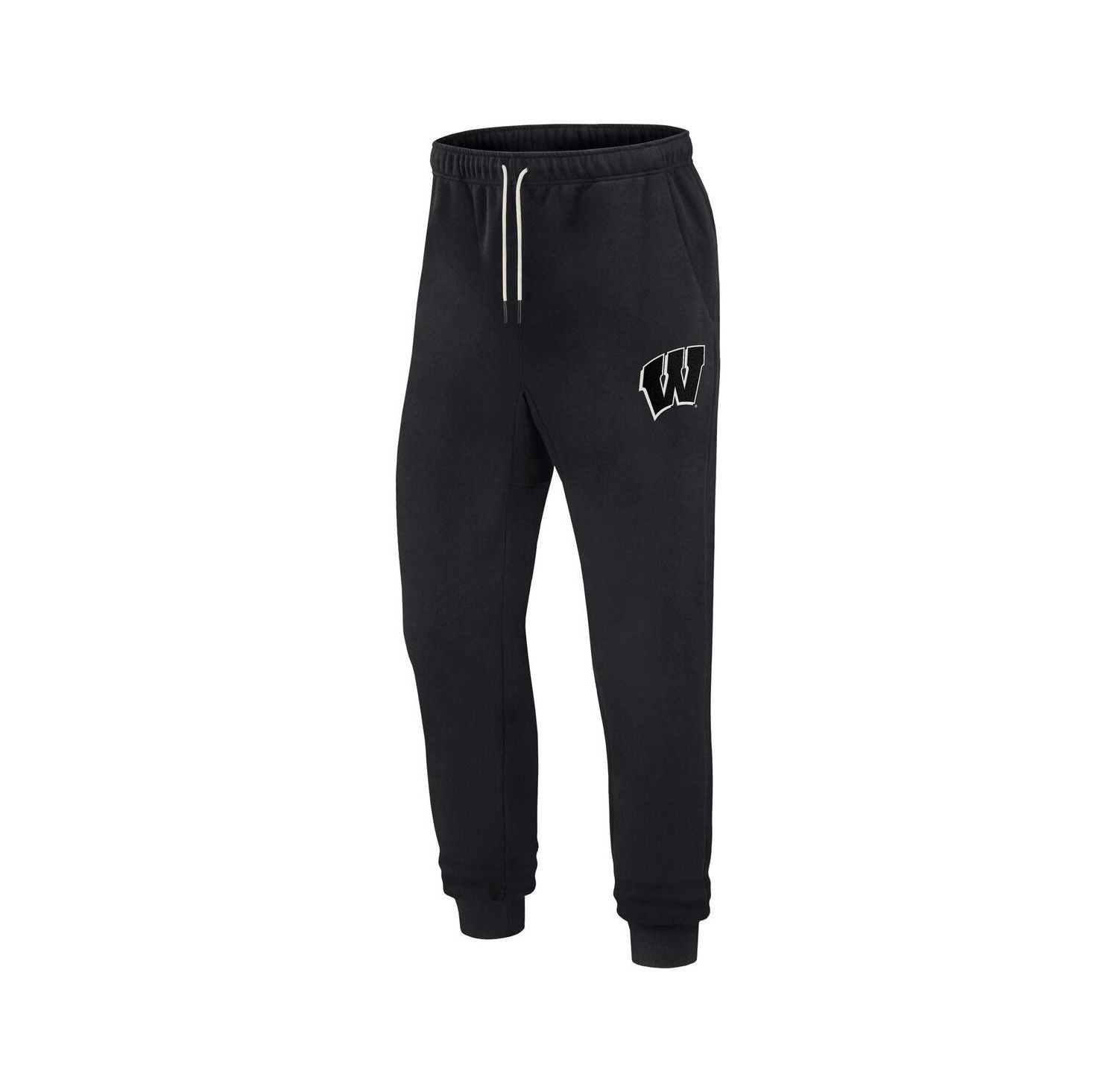 Men's and Women's Black Wisconsin Badgers Super Soft Fleece Jogger