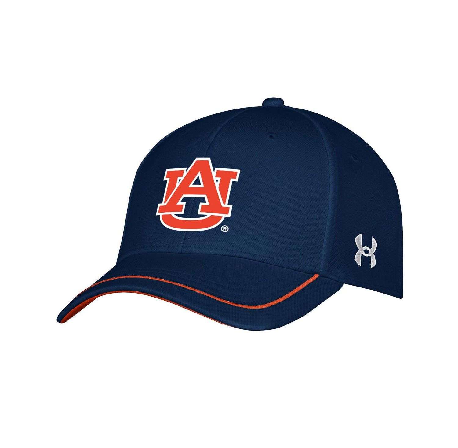 Men's Navy Auburn Tigers Iso-Chill Blitzing Accent Flex Hat
