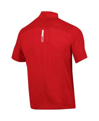 Men's Red Wisconsin Badgers Motivate Half-Zip Jacket