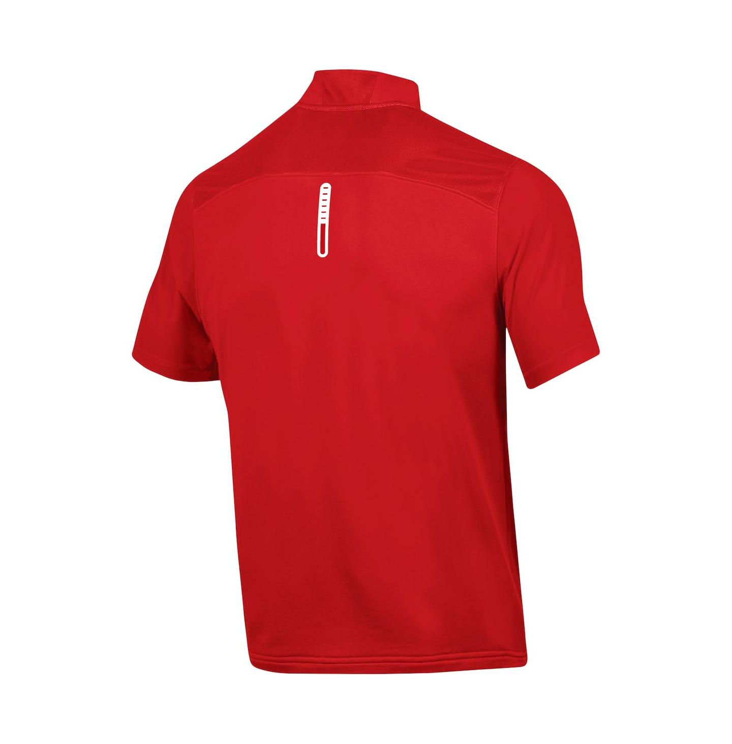Мужская куртка Under Armour Red Wisconsin Badgers Motivate Half-Zip — фото 3
